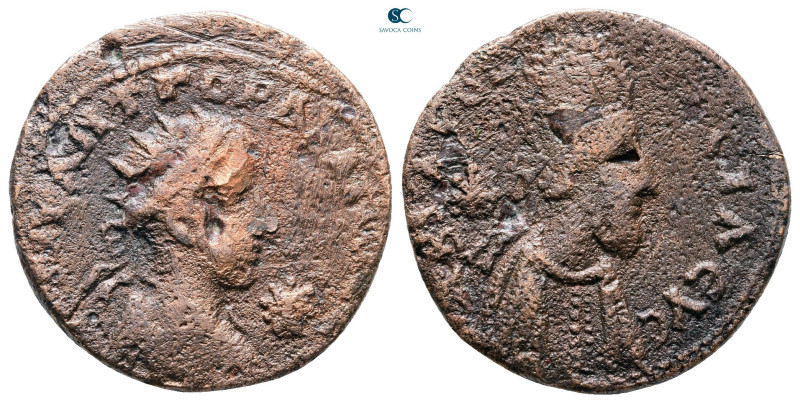 Mesopotamia. Edessa. Gordian III with Abgar X Phraates AD 238-244. 
Bronze Æ
...