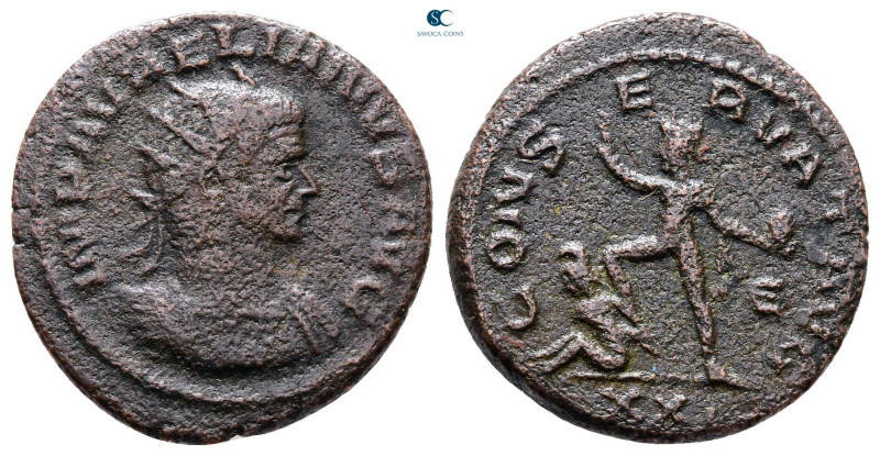 Aurelian AD 270-275. Antioch
Antoninianus Æ

20 mm, 3,68 g



Good Fine