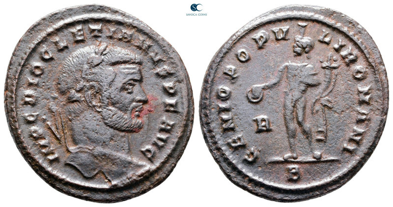 Diocletian AD 284-305. Rome
Follis Æ

27 mm, 8,28 g



Very Fine