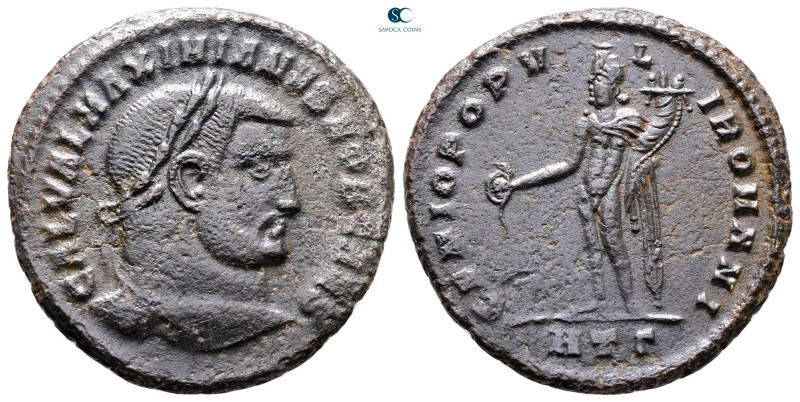 Galerius Maximianus, as Caesar AD 293-305. Heraclea
Follis Æ

28 mm, 9,10 g
...