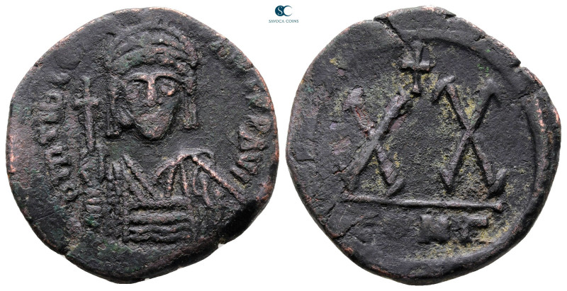 Tiberius II Constantine AD 578-582. Constantinople
Half Follis or 20 Nummi Æ
...