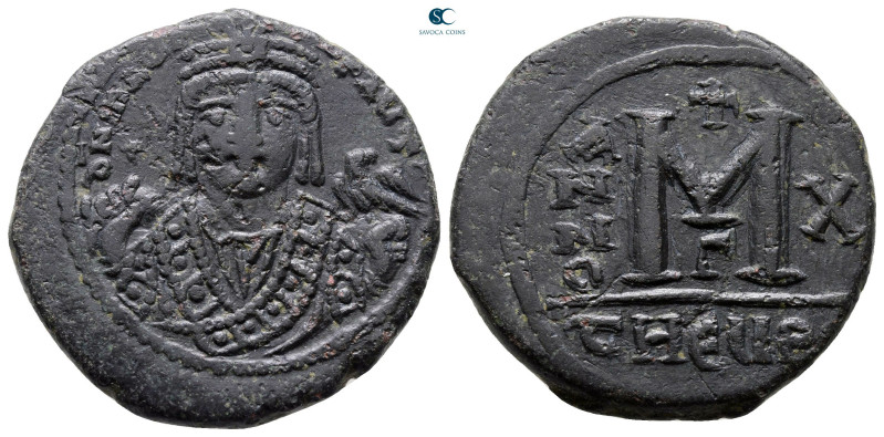 Maurice Tiberius AD 582-602. Theoupolis (Antioch)
Follis or 40 Nummi Æ

28 mm...