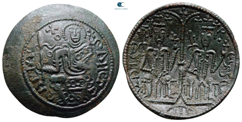 Hungary. Buda. Bela III AD 1172-1196. 
Scyphate Æ

27 mm, 3,09 g



Nearl...