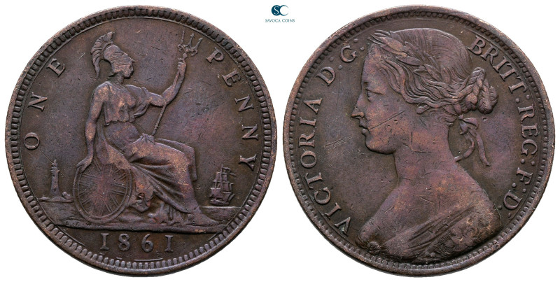 Great Britain. AD 1861. 
1 Penny

 mm, 9,6 g



Very Fine