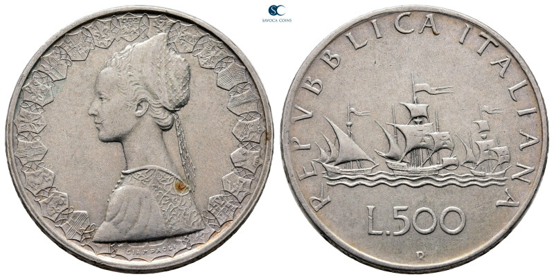 Italy. . 
500 Lire 

29 mm, 11,05 g



Very Fine