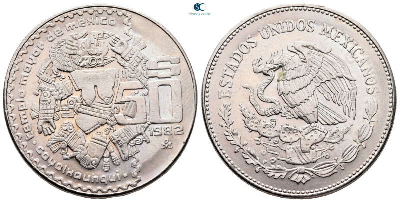 Mexico. AD 1982. 
50 Pesos

 mm, 19,63 g



Uncirculated