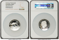 Elizabeth II silver High Relief Proof "Kangaroo" 8 Dollars (5 oz) 2015-P PR70 Ultra Cameo NGC, Perth mint, KM3126. Mintage: 1,671. First year of 5 oz....