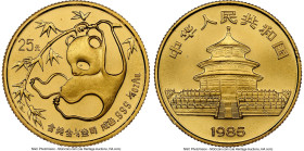 People's Republic gold "Panda" 25 Yuan 1985 MS68 NGC, KM116. HID09801242017 © 2024 Heritage Auctions | All Rights Reserved