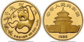 People's Republic gold "Panda" 50 Yuan 1985 MS66 NGC, KM117. HID09801242017 © 2024 Heritage Auctions | All Rights Reserved