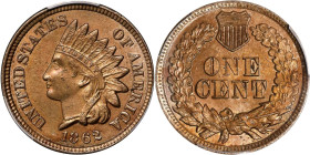 1862 Indian Cent. MS-63 (PCGS).
PCGS# 2064. NGC ID: 227H.