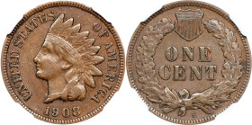 1908-S Indian Cent. EF-45 BN (NGC).
PCGS# 2232. NGC ID: 2296.