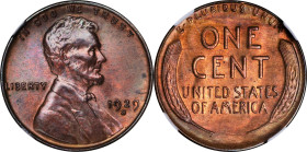 1929-S Lincoln Cent. MS-64 RB (NGC).
PCGS# 2601. NGC ID: 22CW.