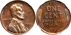 1941 Lincoln Cent. Proof-65 RB (NGC).
PCGS# 3349. NGC ID: 22L8.