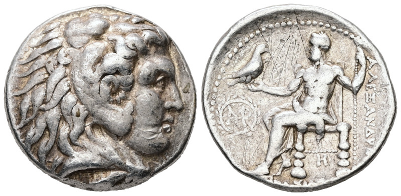 Kings of Macedon, Alexander III ‘the Great’. AR Tetradrachm, 17.04 g 25.85 mm. 3...