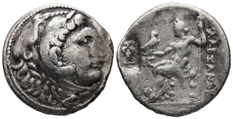 Kings of Macedon, Alexander III 'the Great'. AR Tetradrachm, 15.21 g 29.95 mm. 3...