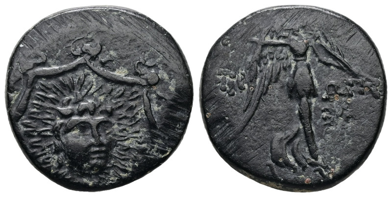 Pontos, Amisos. Ae, 6.97 g 21.62 mm. Circa 85-65 BC. Time of Mithradates VI Eupa...