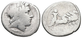 Roman Republic. AR, Denarius. 3.50 g. 20.23 mm.