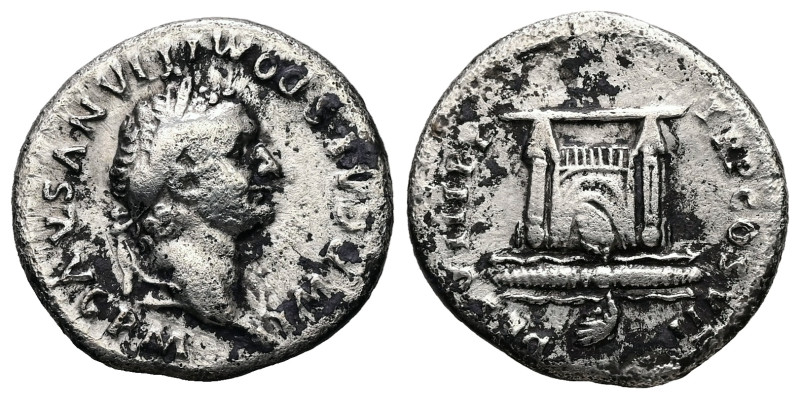 Domitian, AD 81-96. AR, Denarius. 2.86 g. 18.42 mm. Rome.
Obv: IMP CAES DOMITIAN...