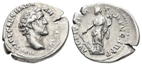 Antoninus Pius, AD 138-161. AR, Denarius. 3.28 g. 20.16 mm. Rome.
Obv: IMP T AEL CAES HADR ANTONINVS. Head of Antoninus Pius, bare, right.
Rev: AVG PI...