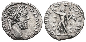 Commodus, AD 177-192. AR, Denarius. 3.01 g. 17.11 mm. Rome.
Obv: L AEL AVREL COMM AVG P FEL. Head of Commodus, laureate, right.
Rev: IOVI DEFENS SALVT...