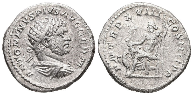 Caracalla, AD 198-217. AR, Antoninianus. 4.82 g. 23.11 mm. Rome.
Obv: ANTONINVS ...