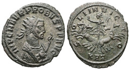 Probus, AD 276-282. Antoninianus. 3.52 g. 24.13 mm. Serdica.
Obv: IMP C M AVR PROBVS P AVG. Bust of Probus, radiate, draped, right; holding sceptre su...