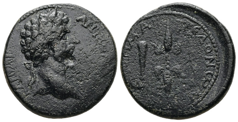 Macedonia, Koinon of Macedonia. Marcus Aurelius, AD 161-180. AE. 12.58 g. 27.99 ...