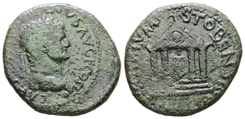 Macedon Strobi. AE. 8.09 g. 26.51 mm.