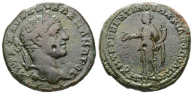 Moesia, Marcianopolis. Severus Alexander, AD 222 – 235. AE. 14.44 g. 25.74 mm. Umbrius Tereventinus, consular legate.
Obv: ΑΥΤ Κ Μ ΑΥΡ ϹΕΥΗ ΑΛΕΖΑΝΔΡΟϹ...