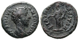Thrace, Philippopolis. Marcus Aurelius, AD 161-180. AE. 4.90 g. 20.01 mm.
Obv: ΑΥ ΚΑΙ Μ ΑΥΡΗ ΑΝΤΩΝΕΙΝ. Bare head of Marcus Aurelius, right.
Rev: ΦΙΛΙΠ...