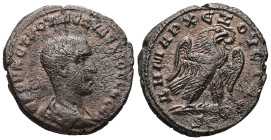 Syria, Antioch. Herennius Etruscus as Caesar, reign of Trajan Decius, AD 249-251. AR. 9.93 g. 26.28 mm.
Obv.: ΕΡΕΝΝ ΕΤΡΟΥ ΜΕ ΚΥ ΔΕΚΙΟϹ ΚΕϹΑΡ. Bare-he...