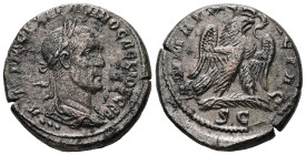 Syria, Antioch. Trajan Decius, AD 249-251. AR, Tetradrachm. 11.94 g. 25.45 mm.
Obv: ΑΥΤ Κ Γ ΜΕ ΚΥ ΔΕΚΙΟϹ ΤΡΑΙΑΝΟϹ ϹΕΒ. Radiate, draped and cuirassed b...