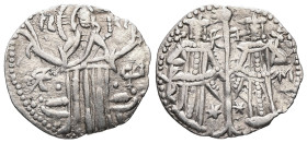 Bulgaria. Ivan Alexander and Michael Asen IV, AD 1331–1371. AR, Gros. 1.34 g. 20.32 mm. Veliko Turnovo.
Obv: IC – XC. Christ Pantokrator standing faci...