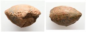 PB Greek sling bullet (c. 4th–1st centuries BC)
Lead sling bullet in the name of Antiphilos (Ἀντίφιλος). The inscription is ΑΝΤ[ΙΦ]ΙΛΟΥ (of Antiphilo...