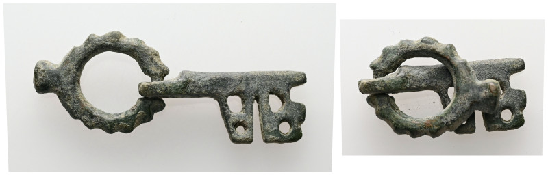 Middle Byzantine folding key (AD 10th – 11th centuries)
A bronze key attached to...