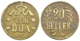 Africa Orientale Tedesca - Wilhelm II (1888-1918) - 20 Heller 1916 T - D/ corona piccola; R/ estremità delle "L" appuntite - Cu - KM#?15

qBB

SPE...