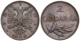 Albania - Zog I (1928-1939) - 2 Qindar 1935 - KM#15

SPL/FDC

SPEDIZIONE SOLO IN ITALIA - SHIPPING ONLY IN ITALY
