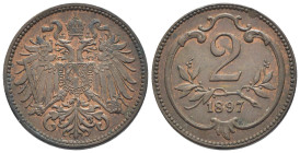 Austria - Francesco Giuseppe I (1848-1916) - 2 Heller 1897 - Cu - KM# 2801

SPL+

SPEDIZIONE SOLO IN ITALIA - SHIPPING ONLY IN ITALY