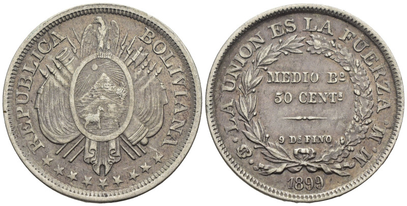 Bolivia - 50 Centavos 1899 - Ag - KM#161

qSPL

SPEDIZIONE SOLO IN ITALIA - ...