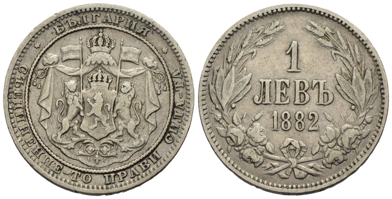 Bulgaria - Alessandro I (1879-1886) - 1 Lev 1882 - Ag - KM#4

BB

SPEDIZIONE...