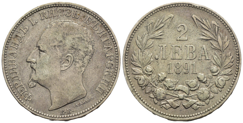 Bulgaria - Ferdinando I (1887-1918) - 2 leva 1891 - Ag - KM# 14

BB+

SPEDIZ...