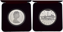 Canada - Cofanetto (danneggiato) contenente 1 Dollaro 1984 Elisabetta II 1984 - 150° anniversario di Toronto - Ag - KM#140

FS

SPEDIZIONE IN TUTT...