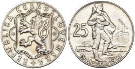 Cecoslovacchia - 25 Korun 1954 - Ag - KM#41 - lucidata

SPEDIZIONE SOLO IN ITALIA - SHIPPING ONLY IN ITALY
