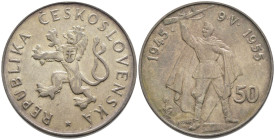 Cecoslovacchia - 50 Korun 1955 - Ag. - KM# 44

BB+

SPEDIZIONE SOLO IN ITALIA - SHIPPING ONLY IN ITALY