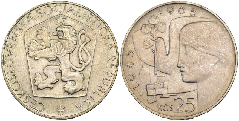 Cecoslovacchia - 25 Korun 1965 - Ag. - KM# 59

SPL+

SPEDIZIONE IN TUTTO IL ...