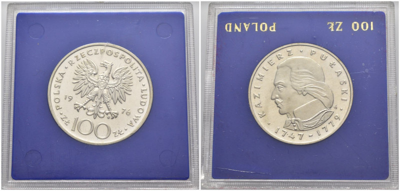 Cecoslovacchia - 100 Zlotych 1976 - Ag - in confezione

FDC

SPEDIZIONE IN T...