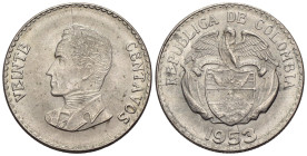 Colombia - 20 Centavos 1953 - Ag - KM#213

FDC

SPEDIZIONE SOLO IN ITALIA - SHIPPING ONLY IN ITALY