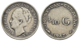 Curaçao (Antille olandesi) - 1/10 Gulden 1947 - Ag - KM#43

BB

SPEDIZIONE SOLO IN ITALIA - SHIPPING ONLY IN ITALY