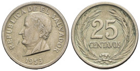 El Salvador - Repubblica (dal 1841) - 25 Centavos 1953 - Ag - KM#137

BB+

SPEDIZIONE SOLO IN ITALIA - SHIPPING ONLY IN ITALY