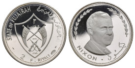 Fujairah (Emirati Arabi) - 2 Riyals 1969/1970 - Presidente U.S.A. Richard Nixon - Ag. 999 - KM#2

FS

SPEDIZIONE IN TUTTO IL MONDO - WORLDWIDE SHI...